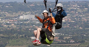 Parapente en Gijón