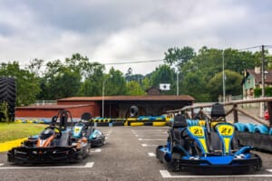 Parrrilla de salida de los kartings